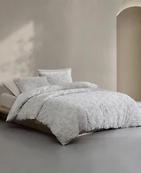 Calvin Klein Cascade Cotton Yarn-Dyed 3-Piece Duvet Cover Set, Queen