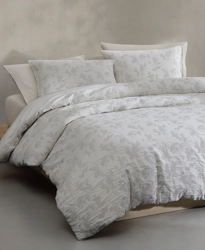 Calvin Klein Cascade Cotton Yarn-Dyed 3-Pc. Duvet Cover Set, King