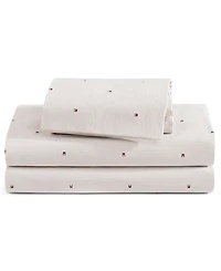Tommy Hilfiger Ithaca Flag Stripe Cotton Percale 4-Piece Sheet Set, Full