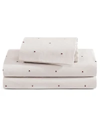 Tommy Hilfiger Ithaca Flag Stripe Cotton Percale 4-Piece Sheet Set, Queen