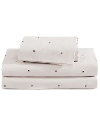 Tommy Hilfiger Ithaca Flag Stripe Cotton Percale 3-Piece Sheet Set, Twin