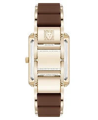 Anne Klein Women's Quartz Casual Gold-Tone Metal Alloy Bracelet Watch, 26mm