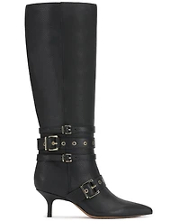 Vince Camuto Women's Tyleen Wide-Calf Knee-High Moto Dress Boots