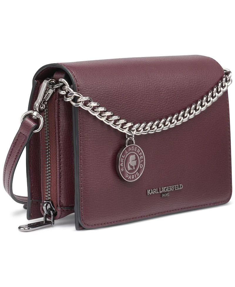 Karl Lagerfeld Paris Lourdes Crossbody with Chain Strap