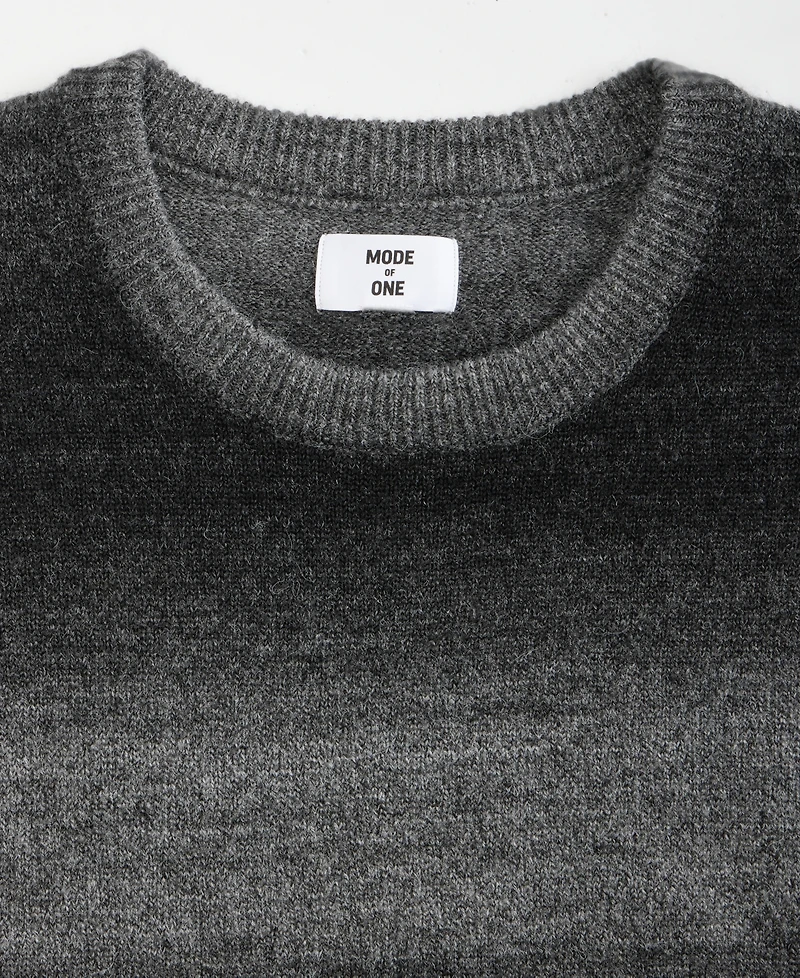 Mode of One Men's Relaxed-Fit Ombre Crewneck Sweater, Macy's Exclusive