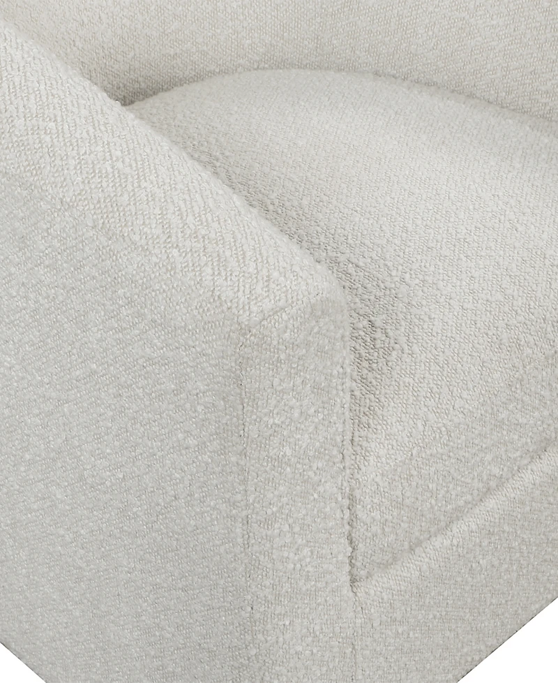 Convenience Concepts 26.25" Boucle Take a Seat Churchill Accent Chair with Ottoman