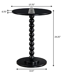 Convenience Concepts 17.75" Wood Classic Accents Venetian Islands Spindle Table
