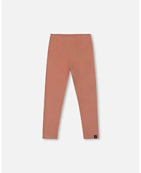 Deux par Girl Super Soft Ribbed Leggings Dusty Pink - Child