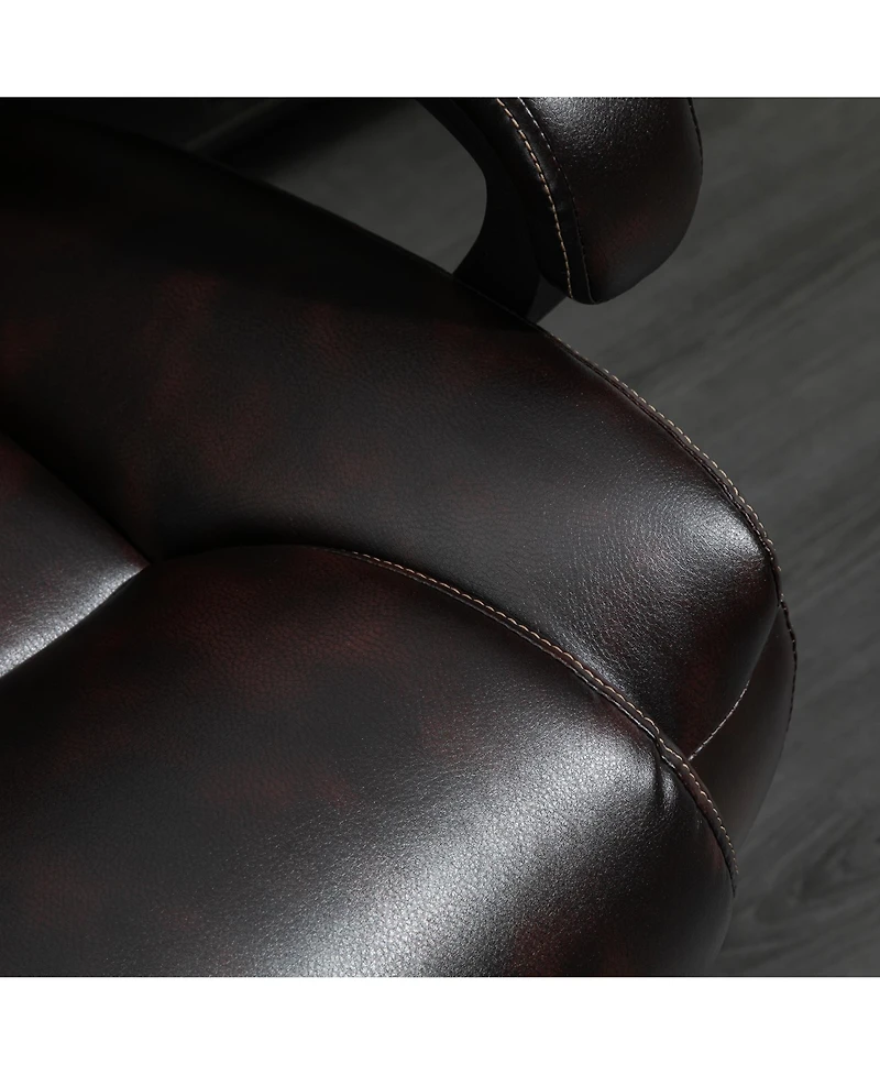 Vinsetto Big and Tall Executive Office Chair w/ Pu Leather Fabric, Wheel,
