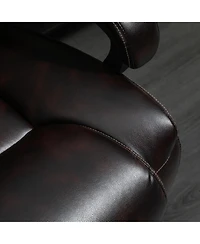 Vinsetto Big and Tall Executive Office Chair w/ Pu Leather Fabric, Wheel,