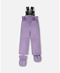 Deux par Baby Girl Two-Piece Play Snowsuit Purple Gray - Baby|Toddler