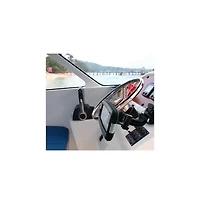 Pyle Waterproof Windshield Dashboard Universal Car & Boat Mount Holder for iPhone, iPod, Android Devices (Black)