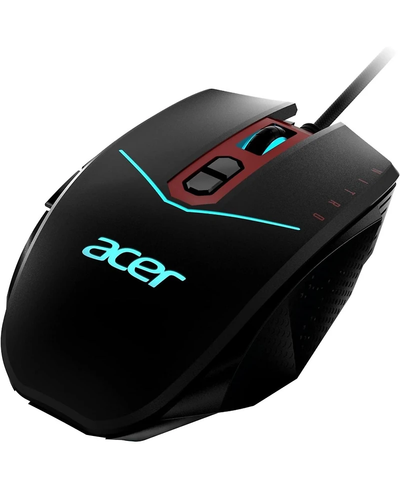 Acer Nitro Gaming Mouse Ii (Renewed) | PAW3325 Sensor | Adjustable Dpi & 8 Buttons Including Burst Fire (NMW120) | Black
