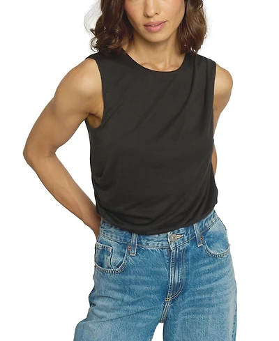 Central Park West Women's Cupro Pleated Tank Top