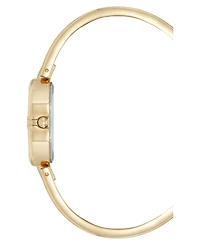 Anne Klein Women's Quartz Octagonal Deco Gold-Tone Metal Alloy Watch Set, 26mm