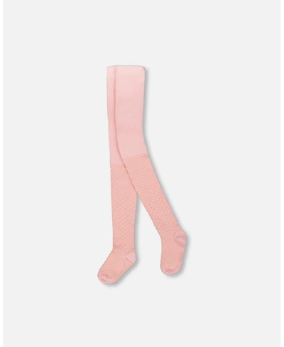 Deux par Girl Knit Tights Pink - Toddler|Child