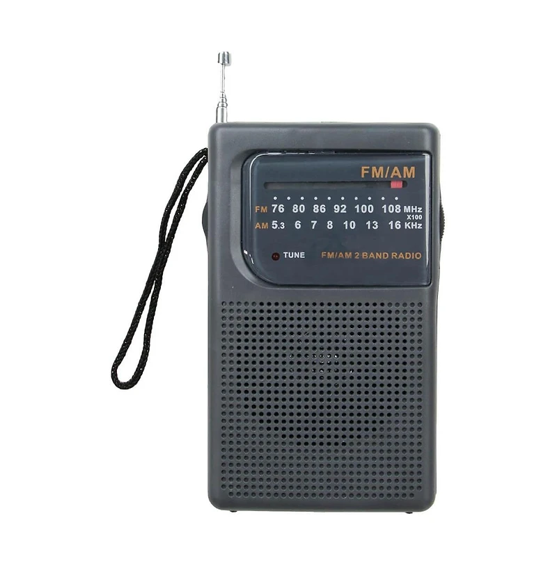 Supersonic 2 Band Am/Fm Radio - Black