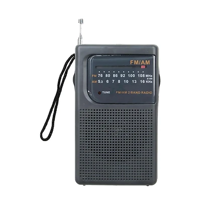 Supersonic 2 Band Am/Fm Radio - Black