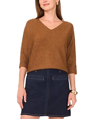 Vince Camuto Women's V-Neck Dolman-Sleeve Sweater
