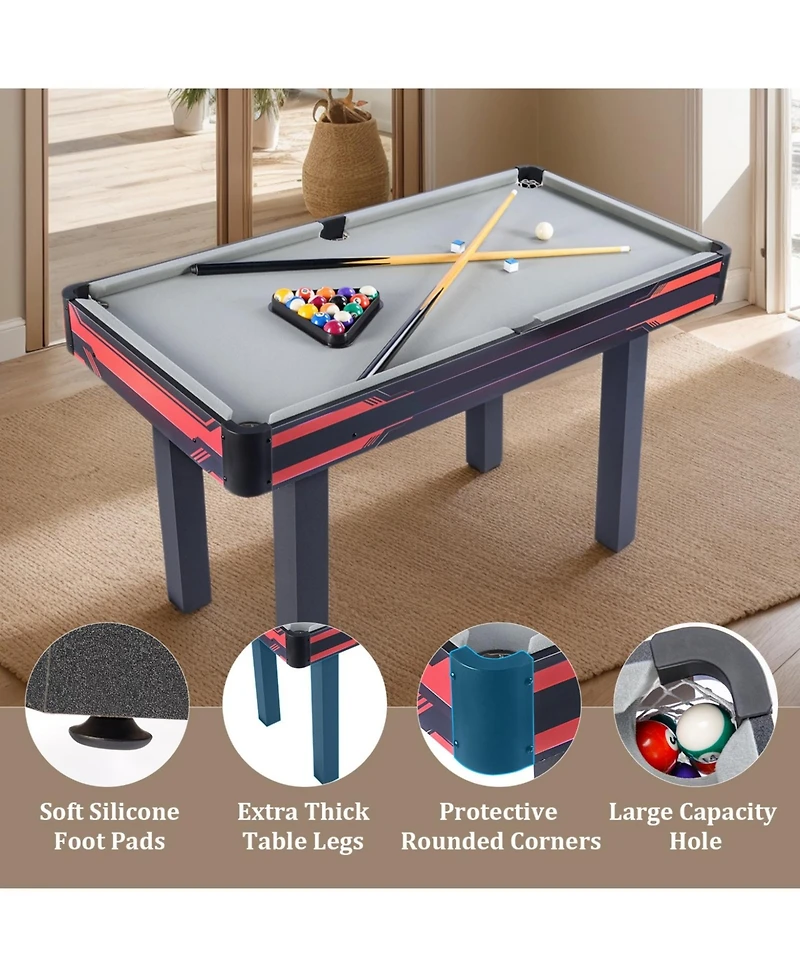 ProMounts 48" Folding Pool Table for Adults & Kids