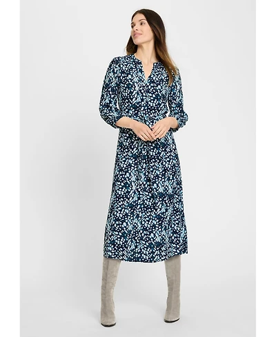 Olsen Women's Modern Animal Print Tunic Dress