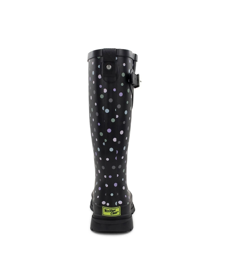 Western Chief Womens Ditsy Dot Tall Rain Boot