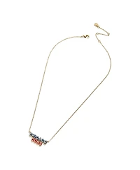 Wear By Erin Andrews Chicago Cubs Delicate Enamel Necklace