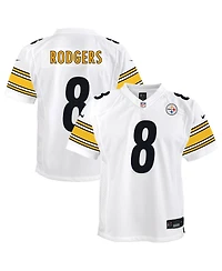 Nike Big Boys and Girls Aaron Rodgers White Pittsburgh Steelers Game Jersey