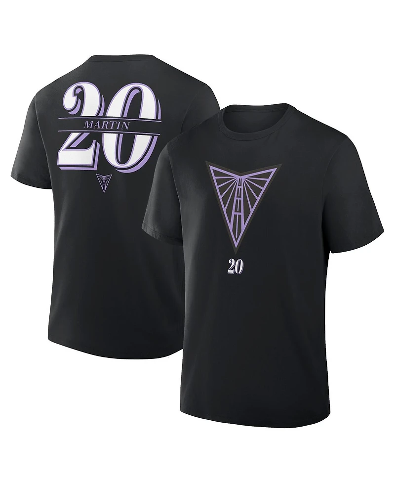 Fanatics Men's Kate Martin Eclipse Black Golden State Valkyries The Paint Name Number T-Shirt