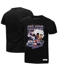 Mitchell & Ness Men's Connor McDavid Black Edmonton Oilers 2.0 Player Graphic T-Shirt