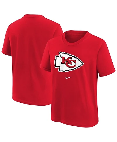 Nike Big Boys and Girls Red Kansas City Chiefs Primary Logo Legend T-Shirt