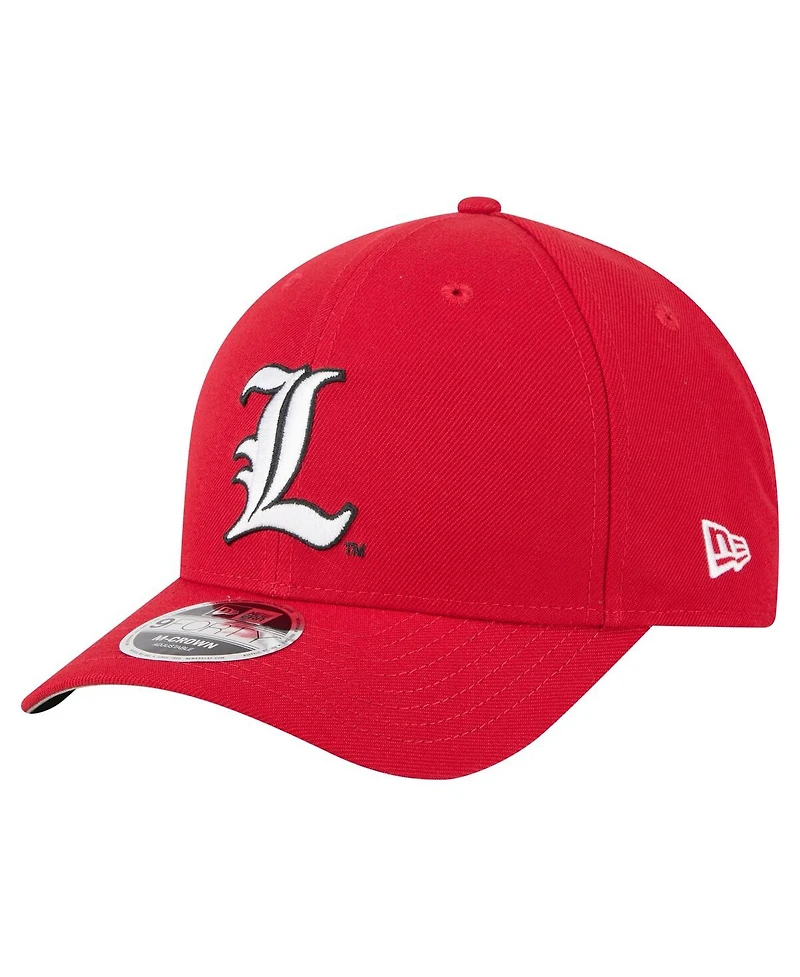 New Era Men's Red Louisville Cardinals Team Collective 9FORTY M-Crown Adjustable Hat