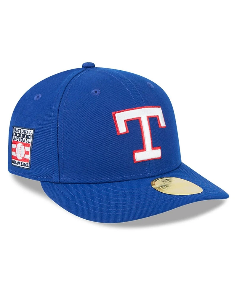 New Era Men's Royal Texas Rangers Baseball Hall of Fame 59FIFTY Low Profile Fitted Hat
