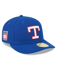 New Era Men's Royal Texas Rangers Baseball Hall of Fame 59FIFTY Low Profile Fitted Hat