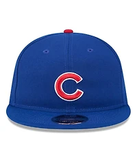 New Era Men's Royal Chicago Cubs Baseball Hall of Fame Retro Crown 9FIFTY Adjustable Hat