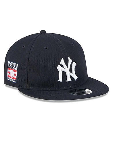 New Era Men's Navy New York Yankees Baseball Hall of Fame Retro Crown 9FIFTY Adjustable Hat