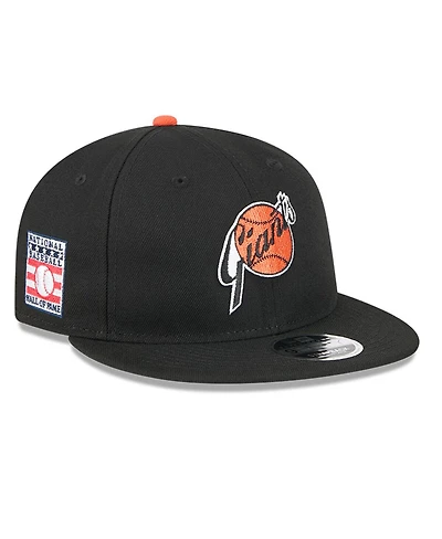 New Era Men's Black San Francisco Giants Baseball Hall of Fame Retro Crown 9FIFTY Adjustable Hat