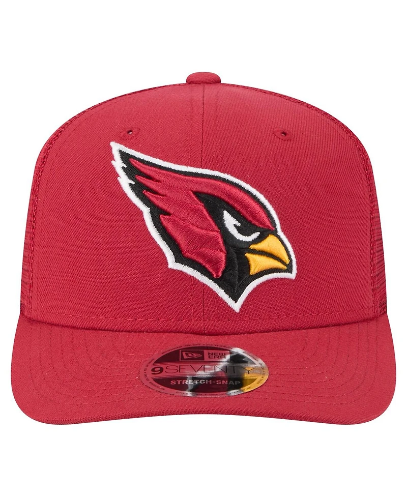 New Era Men's Cardinal Arizona Cardinals Team Collection 9SEVENTY Stretch-Snap Adjustable Hat
