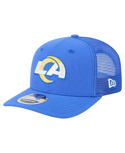 New Era Men's Royal Los Angeles Rams Team Collection 9SEVENTY Stretch-Snap Adjustable Hat