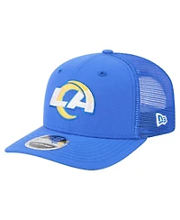 New Era Men's Royal Los Angeles Rams Team Collection 9SEVENTY Stretch-Snap Adjustable Hat
