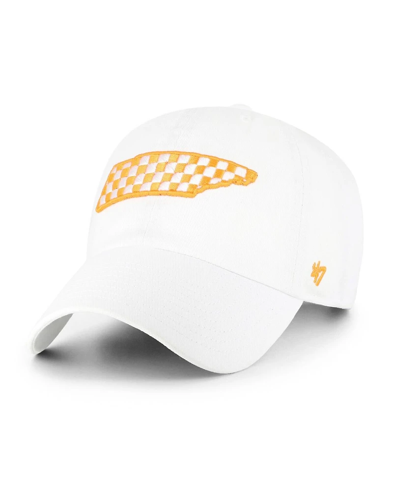 '47 Brand Men's White Tennessee Volunteers Clean Up Adjustable Hat
