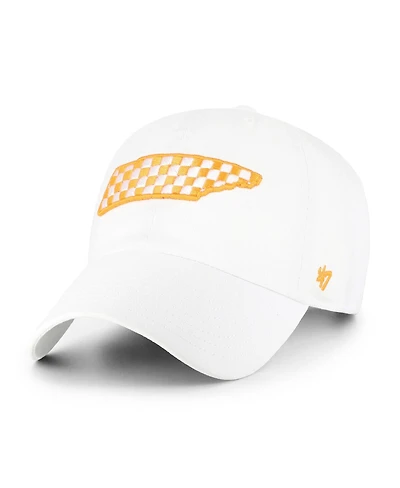 '47 Brand Men's White Tennessee Volunteers Clean Up Adjustable Hat