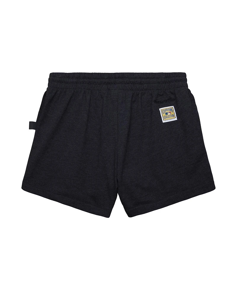 Mitchell & Ness Women's Black Philadelphia Phillies Cooperstown Collection Relaxed Shorts