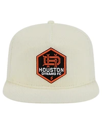 New Era Men's  Cream Houston Dynamo Fc 2025 Kickoff Snapback Golfer Hat
