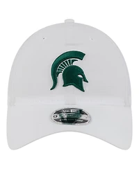 New Era Men's White Michigan State Spartans Active Ripstop 9TWENTY Adjustable Hat