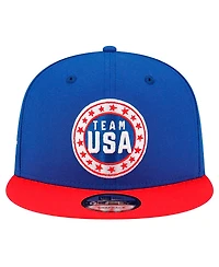 New Era Men's Blue Looney Tunes x Circle 9FIFTY Adjustable Hat