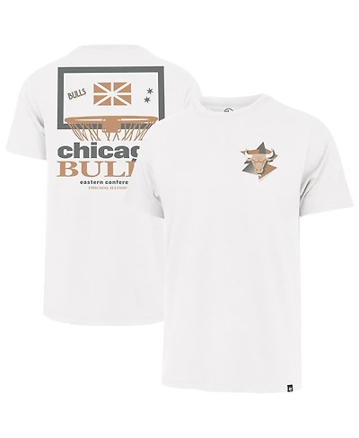 '47 Brand Men's White Chicago Bulls City Edition Backboard T-Shirt