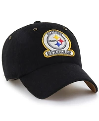 Stoney Clover Lane X '47 Brand Men's and Women's Black Pittsburgh Steelers Field Goal Clean Up Adjustable Hat