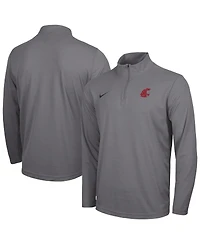 Nike Men's Gray Washington State Cougars Intensity Performance Quarter-Zip Pullover