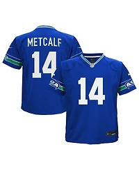 Nike Baby Boys and Girls Dk Metcalf Royal Seattle Seahawks Alternate Player Game Jersey